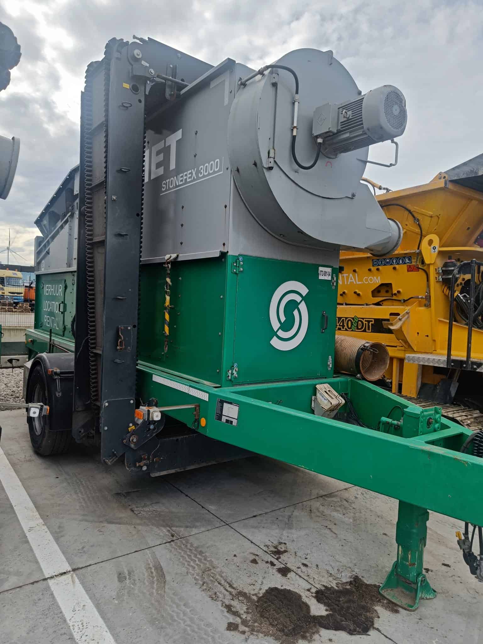 Komptech Stonefex windshifter 2015 for sale Smet Machinery