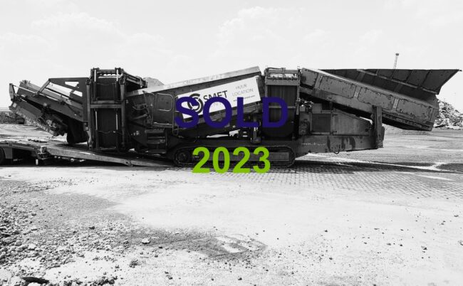 Terex Finlay 883+ sold - Smet Machinery